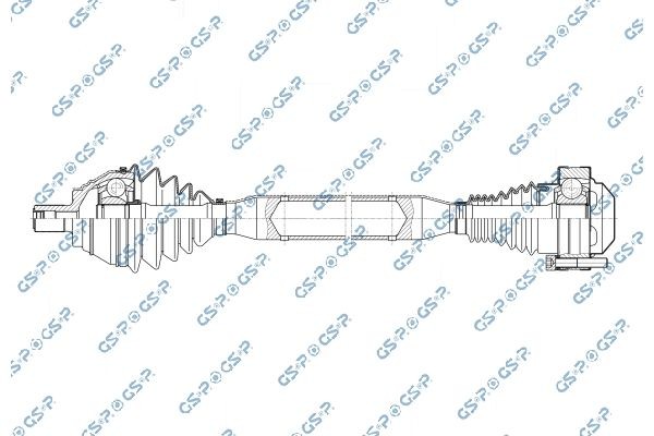 GSP 261341OL Antriebswelle Vorne Rechts FüR Audi Cupra Seat Skoda VW-image