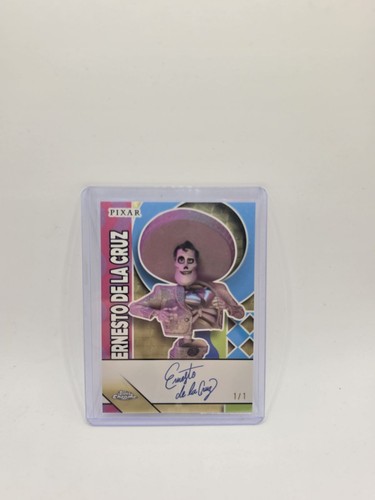 2026 Topps Chrome Disney - Facsimile Auto Ernesto De La Cruz 1/1 Superfractor
