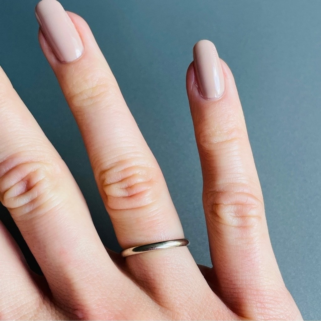 BENCHMARK 14K White Gold Stackable Ring Band Or K… - image 2