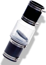 Silent Check Valve - 1 1/2 Check Valve for Condensate and Sewage Pipes -Loaded F
