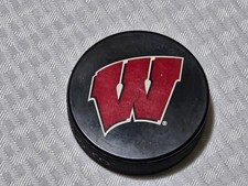 NCAA WCHA Final Five Commemorative Wisconsin Badgers Hockey Puck, Unknown Year