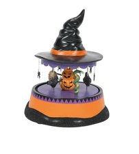 Dept 56 HAUNTED SCARY GO ROUND Halloween Village Animated 6009817 BRAND NEW 2022