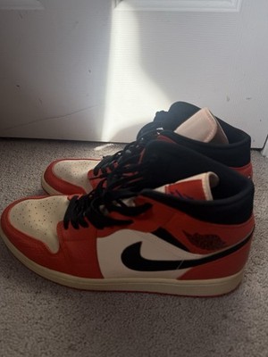  Authentic Air Jordan 1 Retro Mid SE - TEAM ORANGE 2018 - Size 13
