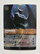 Disney Lorcana Enchanted Chernabog Evildoer Into the Inklands Card 205/204