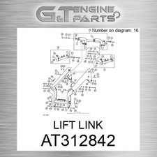At312842 Lift Link Fits John Deere (surplus Open Box)
