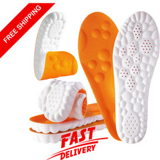 2pairs 4D Cloud Steppers Insoles for Men and Women , Soft Anti-Fatigue, Relieve