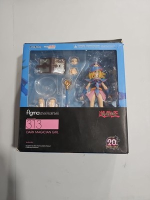 Max Factory Figma 313 Yu-Gi-Oh Dark Black Magician Girl Figure Damaged Box
