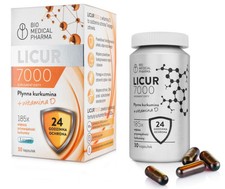 Bio Medical Pharma Licur 7000 flüssiges Curcumin mit Vitamin D3 30 Kapseln