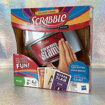 Scrabble Electronic Turbo Slam Game By Hasbro  New In Box