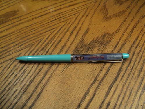 Vintage Floaty Ballpoint Pen Three Stooges & Wolfman 5-13/16" Long Denmark