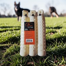 SportDOG Sealed Plastic Dummy 3 PACK Dog Training Bumper, Floats, Holds Scent