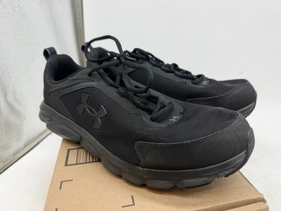 Under Armour Charged Assert 9 Running Shoes Men's Black Sneakers - 13 Extra Wide