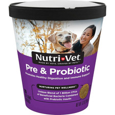 Nutri-Vet Pre and Probiotic for Dogs Digestive Health Support 120 Soft Chews NEW