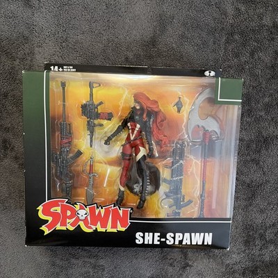 McFarlane Toys 7'' She Spawn She-Spawn Figure Deluxe Box Set w/ Eight Accessories