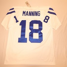 NWT Peyton Manning 2006 Mitchell & Ness Colts White Throwback Jersey Men's Large