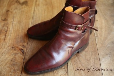 W.S. Foster & Sons braune Leder Jodhpur Stiefel Schuhe UK 9 E US 10