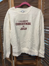 Studio Park X Shawn Killinger Seasonal Sentiments Sweatshirt Sm, ivory A652699