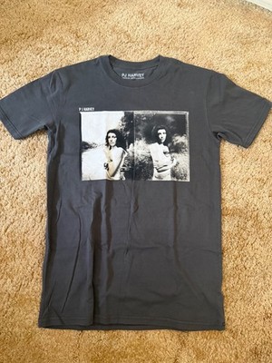 PJ Harvey Is This Desire? grey t shirt size S and lips t shirt seen on album M
