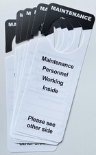 Maintenance Door Hanger Tags for Property Management Rentals Apartments for D...