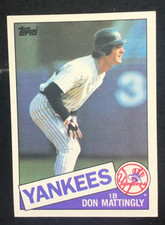 1985 Topps Set-Break #665 Don Mattingly EX YANKEE GREAT, SLIGHT CORNER TOUCH.