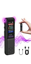 64GB Portable Digital Voice Activated Recorder with AI Noise Cancellation