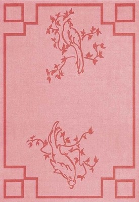 Hand Tufted Pink Wool Rug | Floral Handmade Living Room Carpet | Soft Durable