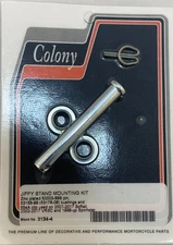 Colony Jiffy Kickstand Mounting Kit for 1998-2022 Harley V-Rod Softail Sportster