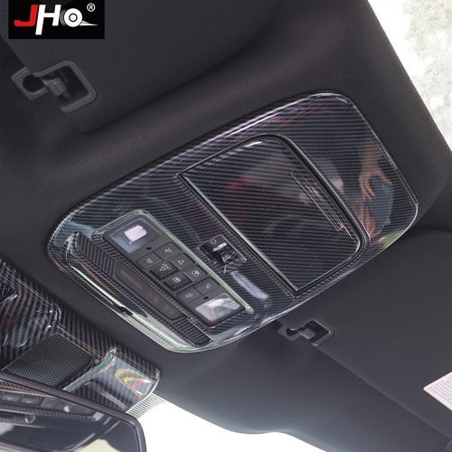 Carbon Fiber Style Car Front Reading Light Cover Frame Trim For Ford F150 2021 - Picture 5 of 8