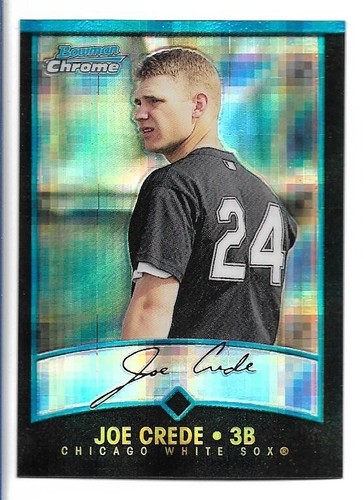 Joe Crede 2001 Bowman Chrome X-Fractor #275 Chicago White Sox - 第 1/2 張圖片
