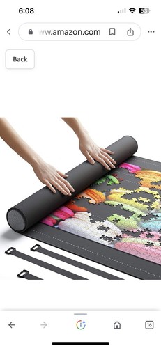Jigsaw Puzzle Mat Roll Up Storage Pieces Felt 1500 Pieces Game Education Toy US - 第 2/6 張圖片