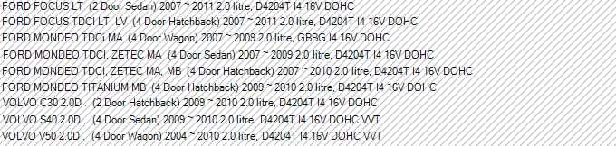 JUNTA COLECTOR ESCAPE FORD MONDEO ZETEC MA MB 2.0L D4204T DOHC 2007-2010 Foto 2 de 2