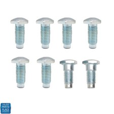 1967-1972 Gm Cars Seat Belt Bolt Set - W Lap Belts Coarse Thread 8 Pcs New 1967-1972 Gm Cars Seat Belt Bolt Set - W Lap Belts Coarse Thread 8 Pcs New
