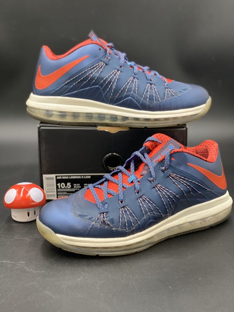 lebron 10 low orange and blue