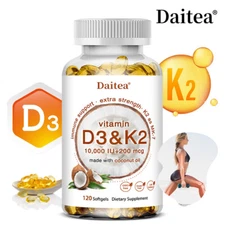 Vitamin K2 (MK7) with D3 Supplement, Joint, Immune Health
