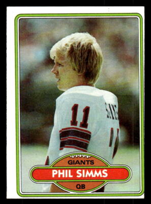 1980 Topps #225 Phil Simms Rookie RC | eBay