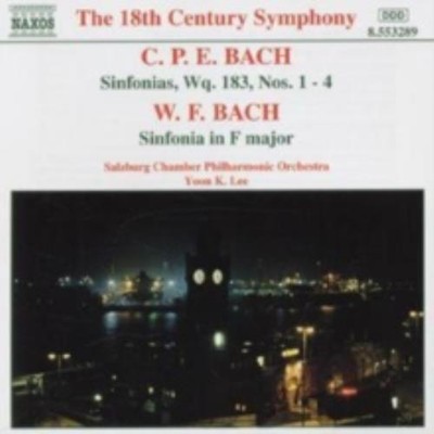 C.P.E. BACH/W.F. BACH/LEE/SALZBURG CHAMBER: SINFONIAS 1-4 - CD