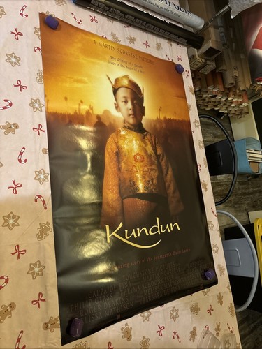 KUNDUN MOVIE POSTER 2 Sided ORIGINAL ROLLED 27x40 MARTIN SCORSESE
