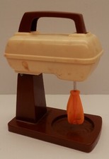 Vintage MY FIRST KITCHEN Stand Mixer Toy - Works 6" Tall Miniature Hong Kong
