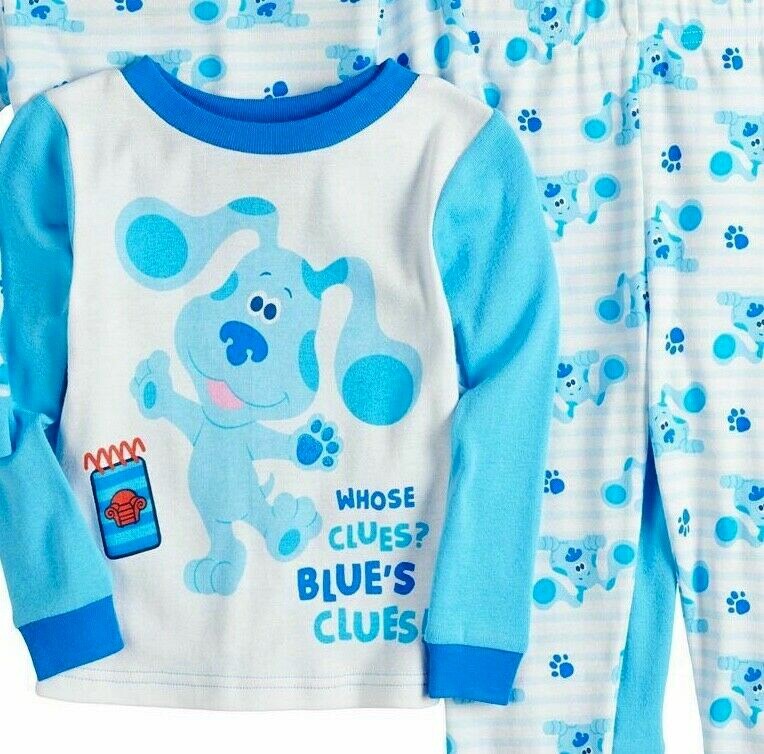NWT Blues Clues Fun with Blue Pajamas Pants Shirt Piece Set