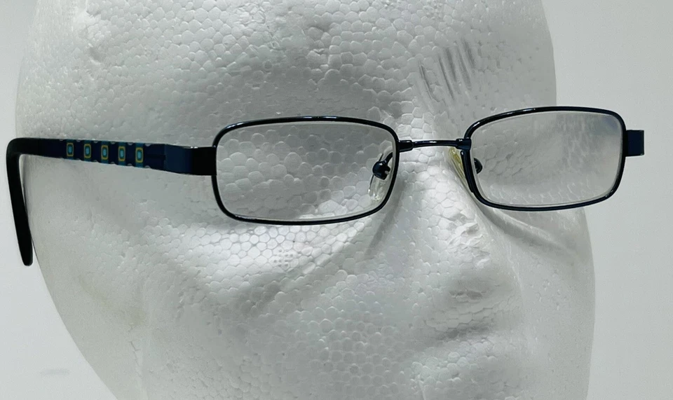 Konishi Flex-Titanium Eyeglasses Rimless Japan KF8615     C1navy Multi Color - Image 4 of 4