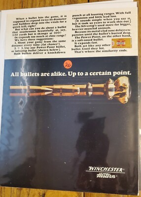 MAN CAVE ART- Vintage Advertising 1967 Winchester Super-X Ammo #206