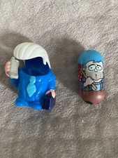 2004 Mighty Beanz Bodz S1: 269 Hobo Bean  Business Man Bod light Blue 