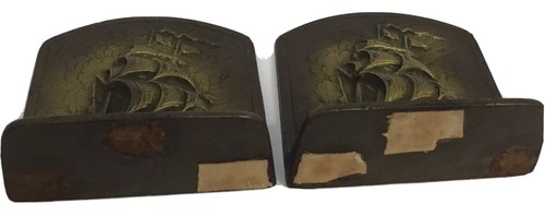 Soild Brass Clippership Bookends - 第 10/11 張圖片