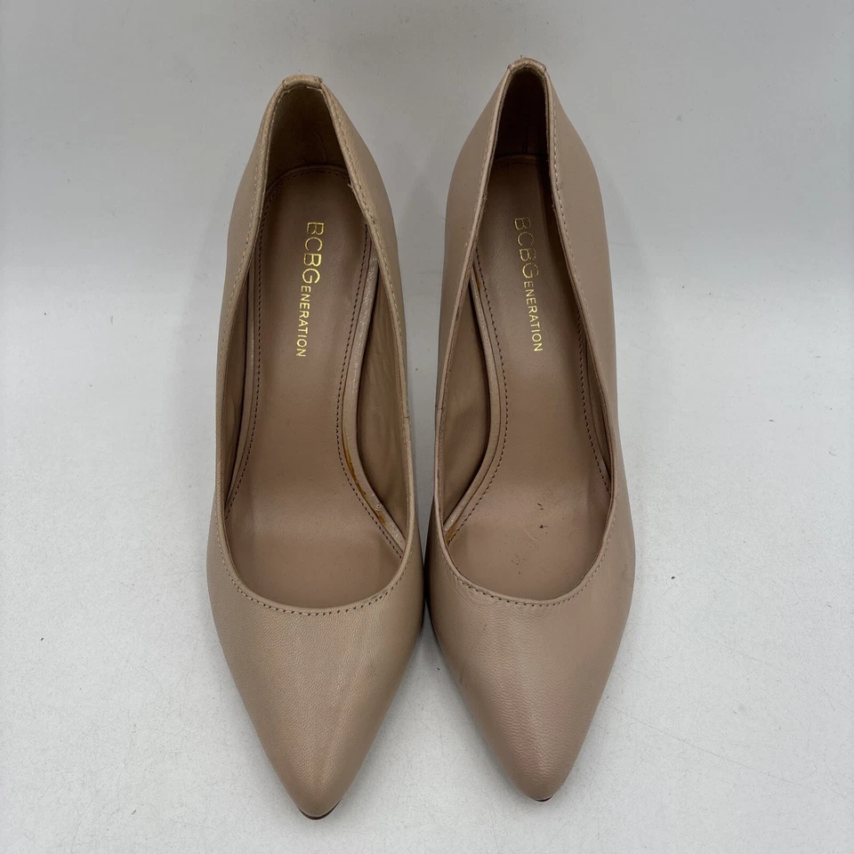 Женские кожаные туфли-лодочки BCBGENERATION Marci без застежек с острым носком размер 6,5 - Изображение 4 из 4