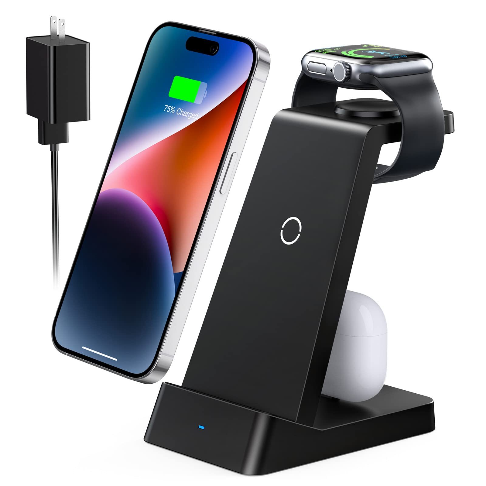 Fast Wireless Charging Station for Qi-Compatible Devices-image