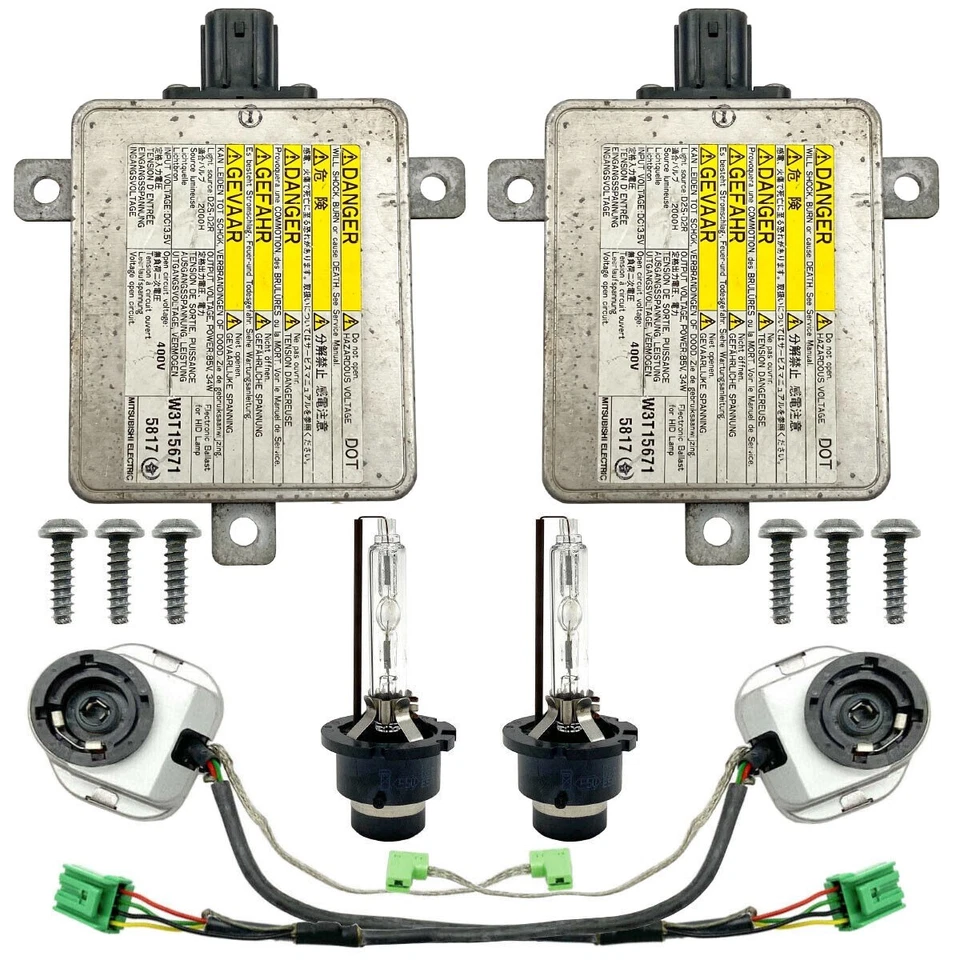 2x OEM For Acura Honda Mazda Mitsubishi Xenon Lamp Ballast D2S Bulb Kit Inverter - Image 3 of 3