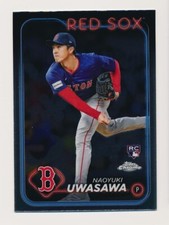 NAOYUKI UWASAWA ⚾ 2024 Topps Chrome Update RC Rookie #USC9 Boston Red Sox