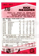 1989-90 O-Pee-Chee Tembec Test #116 Rick Meagher