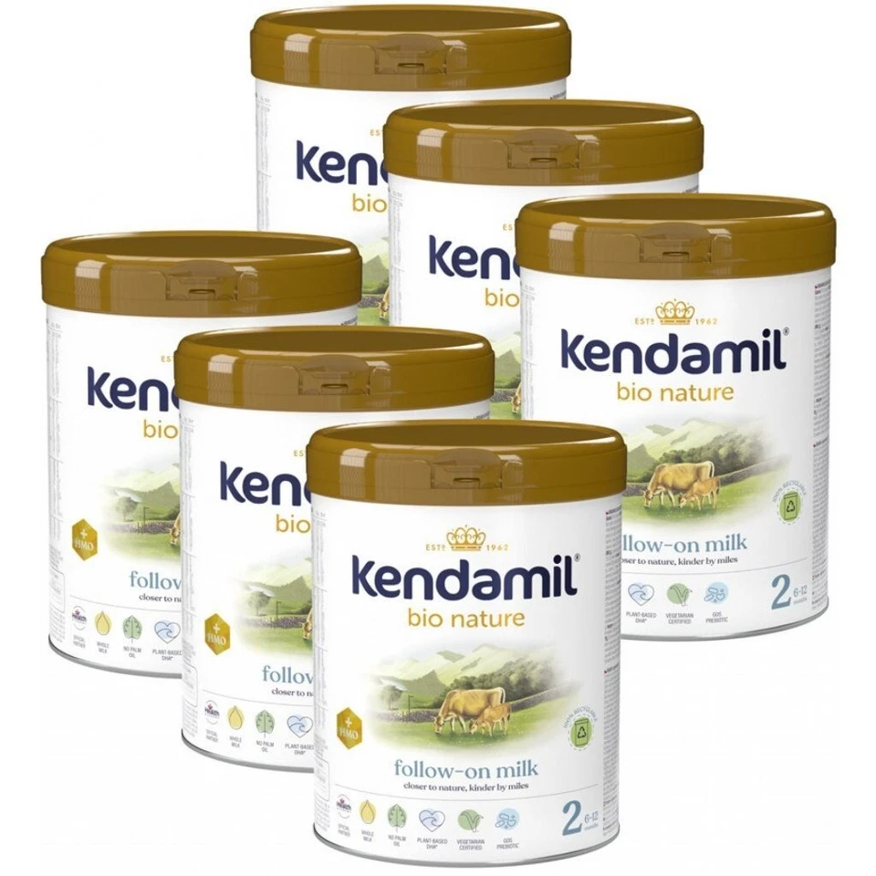 Kendamil BIO Nature 2 HMO+ Fórmula 6x800g | Orgánico | Importación UE | Sin aceite de palma Foto 2 de 2