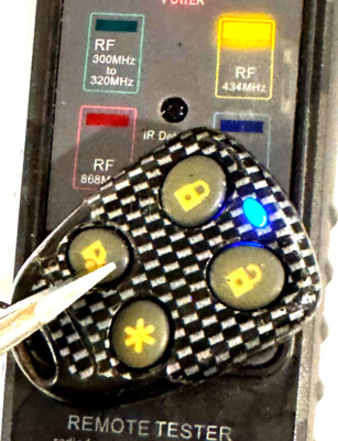 keyless Scytek GALAXY 5000RS-2W-1 car starter remote entry 4 button key fob fab